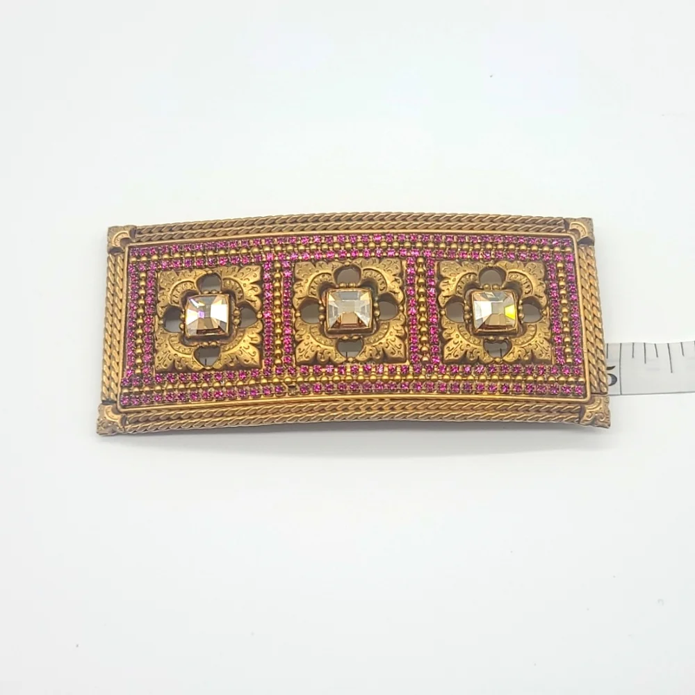 Virgins, Saints & Angels Gothic Revial Belt Buckle w Swarovski Crystal Accents!